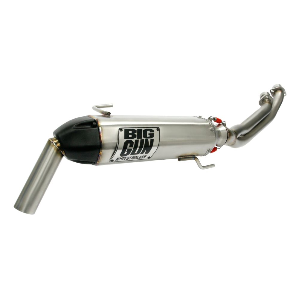 Big Gun EXO S Full Exhaust System Stainless Steel With Black Tip 14-7653