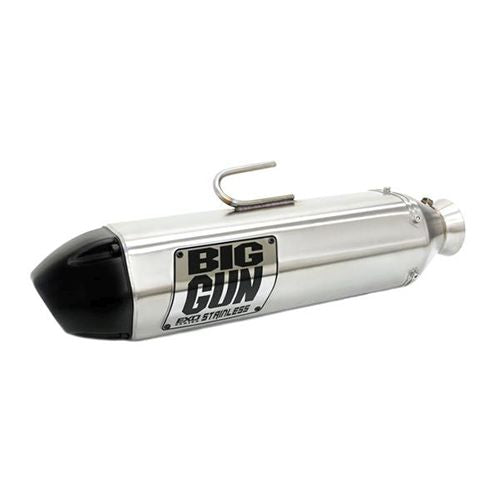Big Gun EXO S Slip-On Exhaust Stainless Steel With Black Tip 14-7712