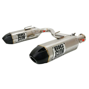 Big Gun EXO S Dual Slip-On Exhaust Stainless Steel With Black Tips 14-7722
