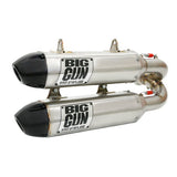 Big Gun EXO S Dual Slip-On Exhaust Stainless Steel With Black Tips 14-7952