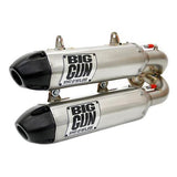 Big Gun EXO S Dual Slip-On Exhaust Stainless Steel With Black Tips 14-7962