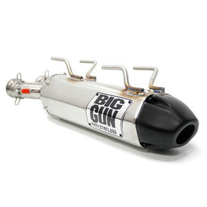 Big Gun EXO S Slip-On Exhaust Stainless Steel With Black Tip 14-8112