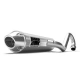 Silenciador HMF Can-Am DS450 08-15, sistema de escape completo de alto rendimiento cepillado, tapa de extremo europea