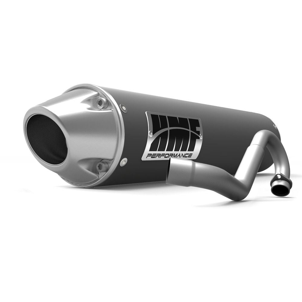 HMF Muffler Can-Am Outlander 08-11 Gun Metal Performance Full System Exhaust Euro End Cap