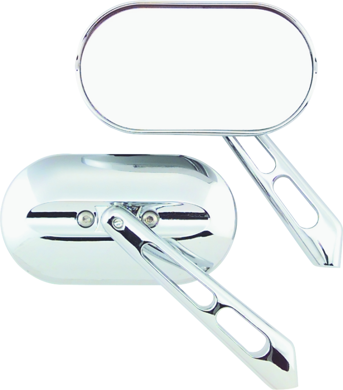 Kuryakyn Chrome Magnum Mirrors Small Flat Glass 1428