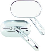 Kuryakyn Chrome Magnum Mirrors Small Flat Glass 1428