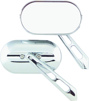 Kuryakyn Chrome Magnum Mirrors Small Flat Glass 1428