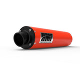 HMF Muffler Can-Am Outlander 1000 13-24 Can-Am Red Performance Slip On Exhaust Black Turn Down End Cap