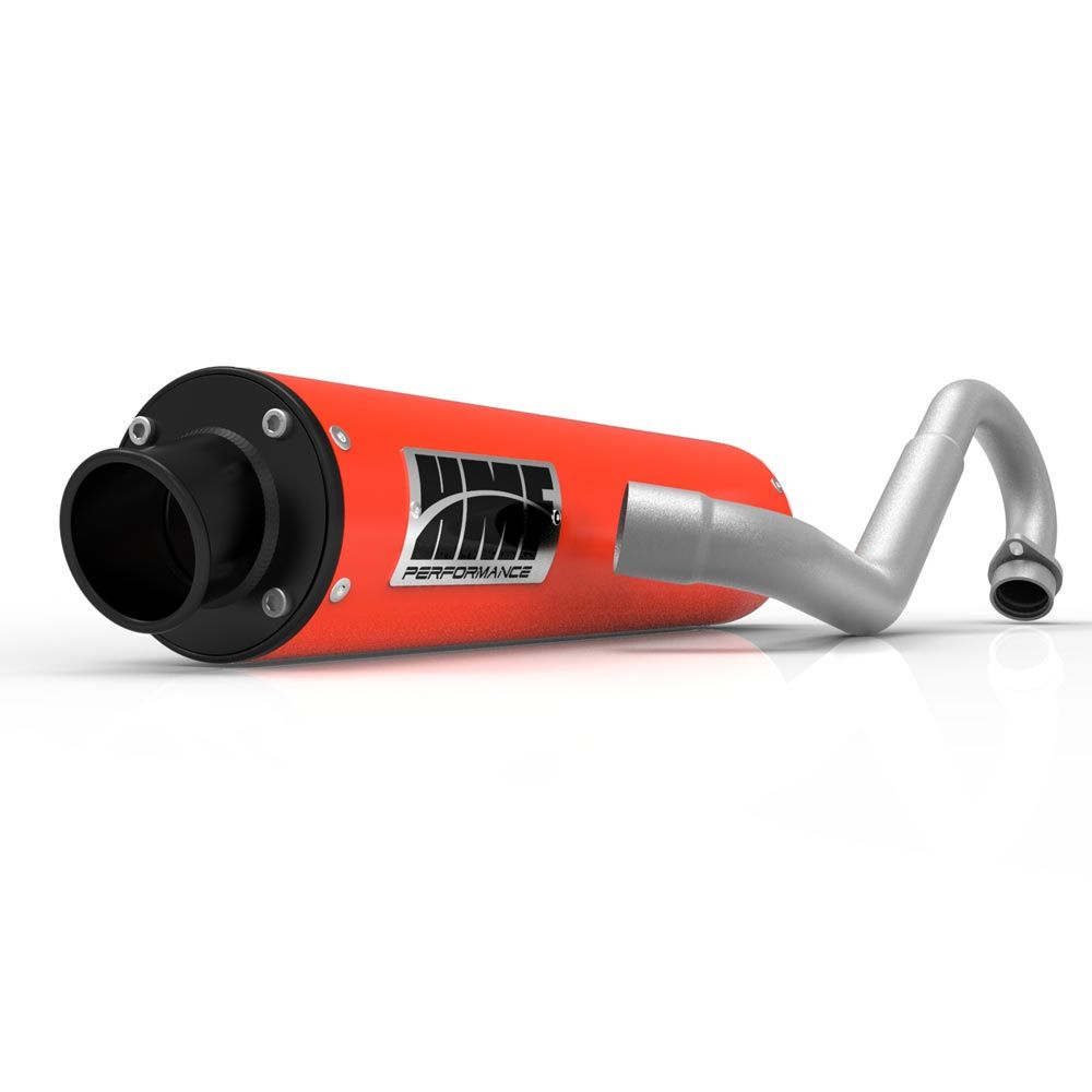 Silenciador HMF Can-Am Outlander 1000 13-24 Sistema de escape completo de alto rendimiento Can-Am con tapa abatible negra