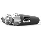 HMF Muffler Can-Am Renegade 1000 12-25 Gun Metal Performance Dual Slip On Exhaust Euro End Cap