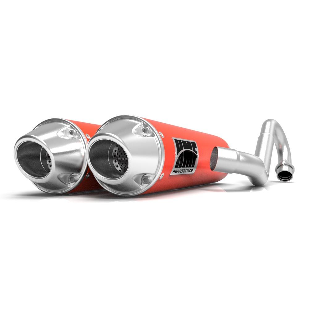HMF Muffler Can-Am Renegade 1000 12-25 Can-Am Red Performance Dual Full System Exhaust Euro End Cap