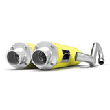 HMF Muffler Can-Am Renegade 1000 12-25 Sunburst Yellow Performance Dual Full System Exhaust Turn Down End Cap