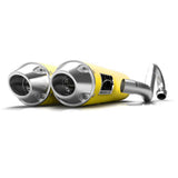 HMF Muffler Can-Am Renegade 1000 12-25 Sunburst Yellow Performance Dual Full System Exhaust Euro End Cap