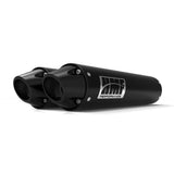HMF Muffler Can-Am Renegade 500/850 12-22 Black Performance Dual Slip On Exhaust Black Euro End Cap