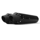 HMF Muffler Can-Am Renegade 500/850 12-22 Black Performance Dual Slip On Exhaust Blackout Euro End Cap