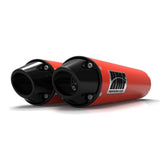 HMF Muffler Can-Am Renegade 500/850 12-22 Can-Am Red Performance Dual Slip On Exhaust Black Euro End Cap