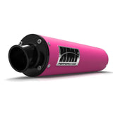 HMF Muffler Can-Am Outlander 500-1000/MAX 12-24 Pink Performance Slip On Exhaust Black Turn Down End Cap