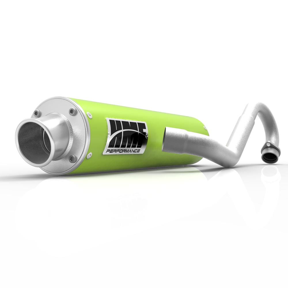 HMF Muffler Can-Am Outlander 500-850/XMR 12-24 Venom Green Performance Full System Exhaust Turn Down End Cap