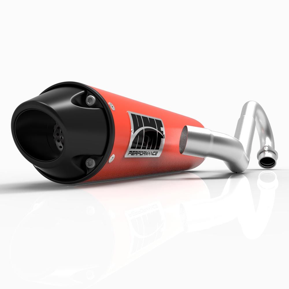 HMF Muffler Can-Am Outlander 500-850/XMR 12-24 Can-Am Red Performance Full System Exhaust Black Euro End Cap
