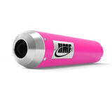HMF Muffler Can-Am DS90 10-23 Pink Performance Slip On Exhaust Spark Arrester End Cap