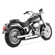 Vance & Hines 17817 Straightshots for V-Twin; Chrome; Optional quiet baffle available