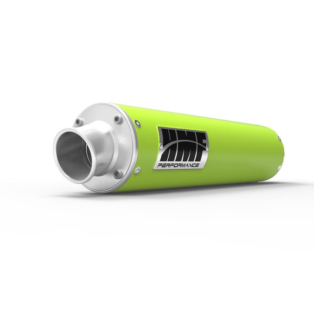 HMF Muffler Can-Am Outlander 1000 MAX 13-24 Venom Green Performance Slip On Exhaust Turn Down End Cap