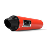 HMF Muffler Can-Am Outlander 1000 MAX 13-24 Can-Am Red Performance Slip On Exhaust Black Euro End Cap
