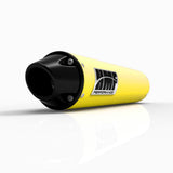 HMF Muffler Can-Am Outlander 1000 MAX 13-24 Sunburst Yellow Performance Slip On Exhaust Black Euro End Cap