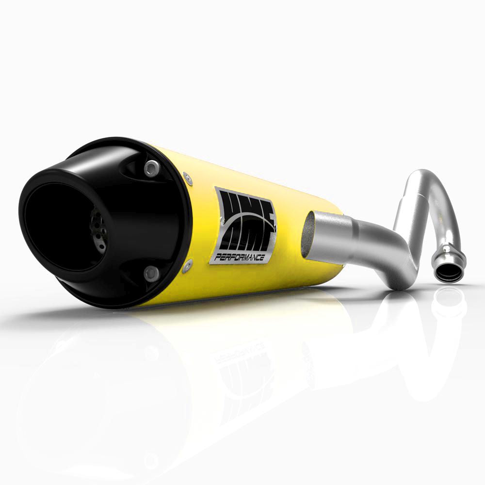HMF Muffler Can-Am Outlander 1000 MAX 13-24 Sunburst Yellow Performance Full System Exhaust Black Euro End Cap