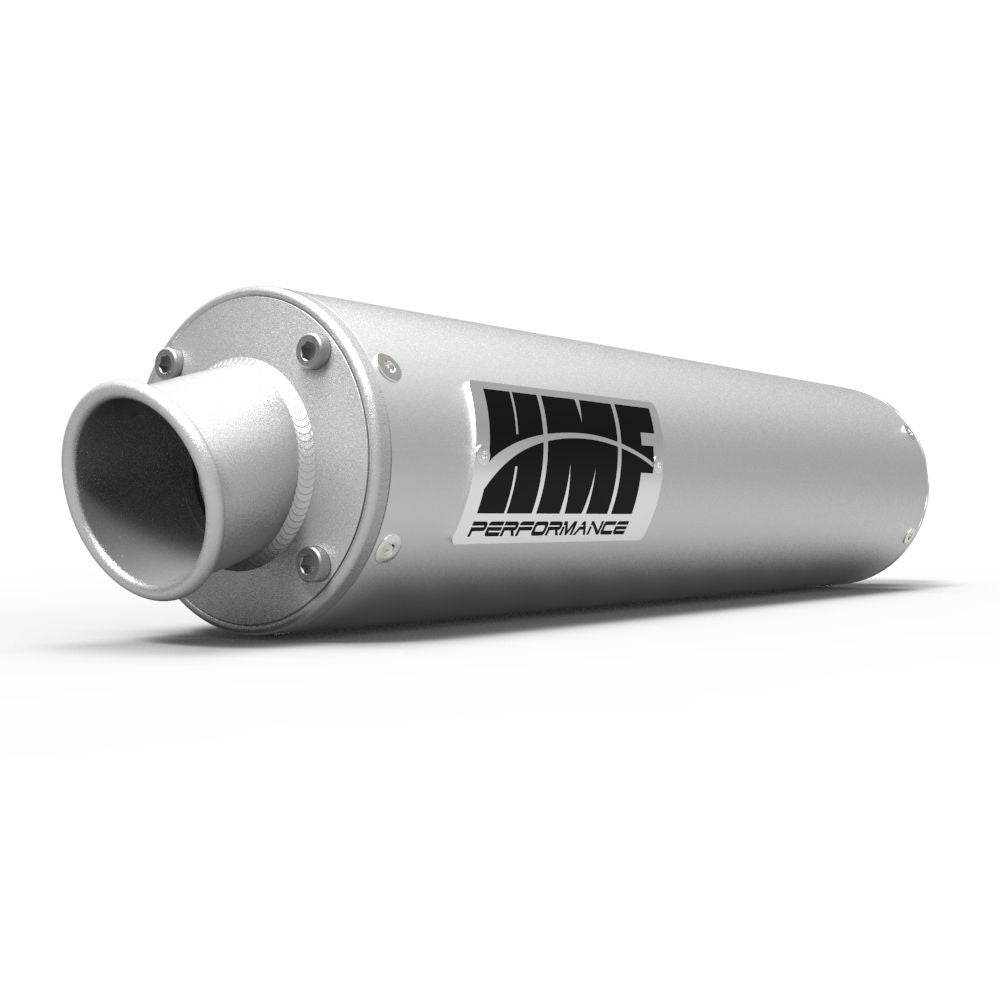 HMF Muffler Can-Am Outlander MAX 13-24 Brushed Performance Slip On Exhaust Turn Down End Cap