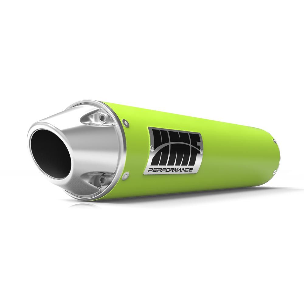 HMF Muffler Can-Am Outlander MAX 13-24 Venom Green Performance Slip On Exhaust Euro End Cap