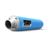 HMF Muffler Can-Am Outlander MAX 13-24 Octane Blue Performance Slip On Exhaust Turn Down End Cap