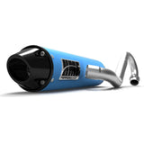 HMF Muffler Can-Am Outlander MAX 13-24 Octane Blue Performance Full System Exhaust Black Euro End Cap
