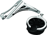 Kuryakyn Chrome Passenger Drink Holder With Basket Right Side 1482