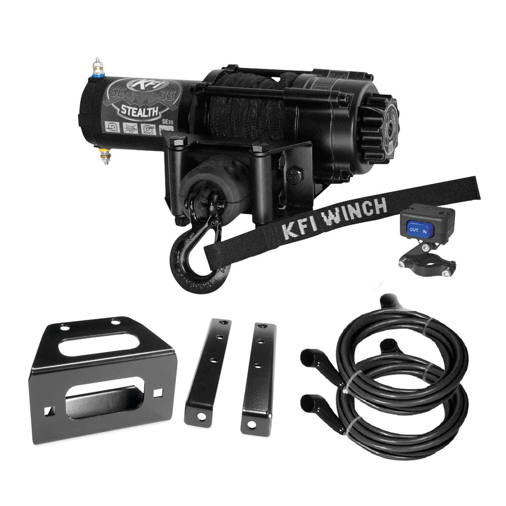 KFI 3500 lb Assault Winch And Optional Mount