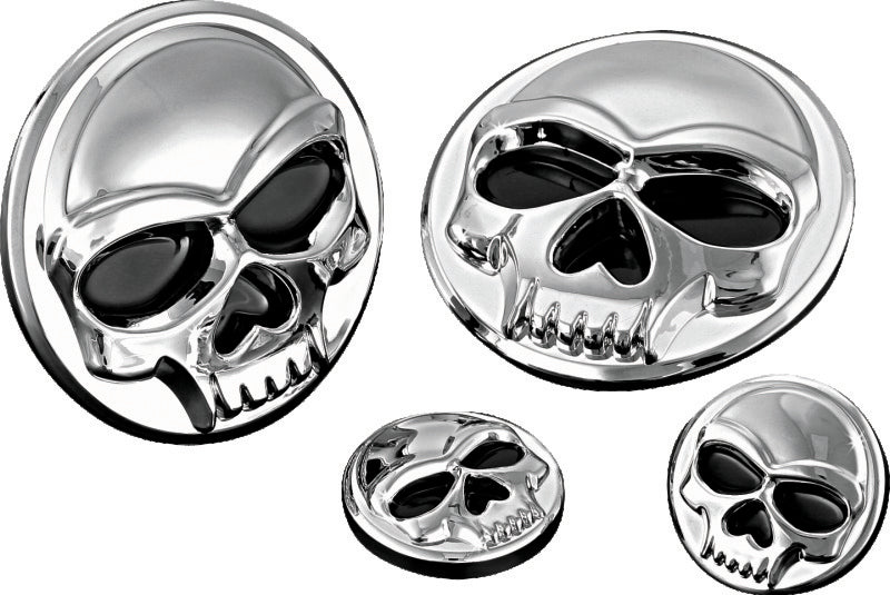 Kuryakyn Chrome Replacement Components Zombie Medallions 1in Diameter 1492