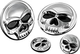 Kuryakyn Chrome Replacement Components Zombie Medallions 1in Diameter 1492
