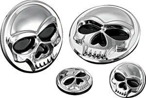 Kuryakyn Chrome Replacement Components Zombie Medallions 1in Diameter 1492
