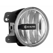 KC HiLiTES 4" Gravity LED G4 SAE Fog Light - Fog Beam - Single - 07-09 Jeep JK