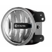 KC HiLiTES 4" Gravity LED G4 SAE Fog Light - Fog Beam - Single - 10-18 Jeep JK