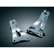Kuryakyn Driver Passenger Backrest Sissy Bar Side Plate Chrome Harley Touring TK