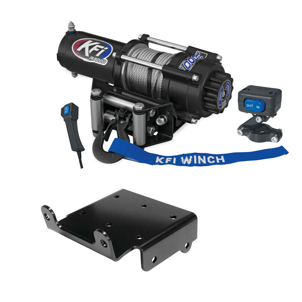 KFI Products Winch Mount For Suzuki King Quad 450, 500, 700, 750 (2005-2012 Models) - Made In USA, Steel Construction