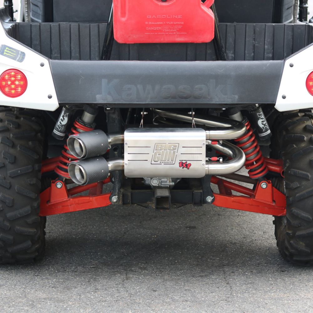 Big Gun Explorer Dual Slip-On Exhaust Stainless Steel With Carbon Fiber Tips 15-4682