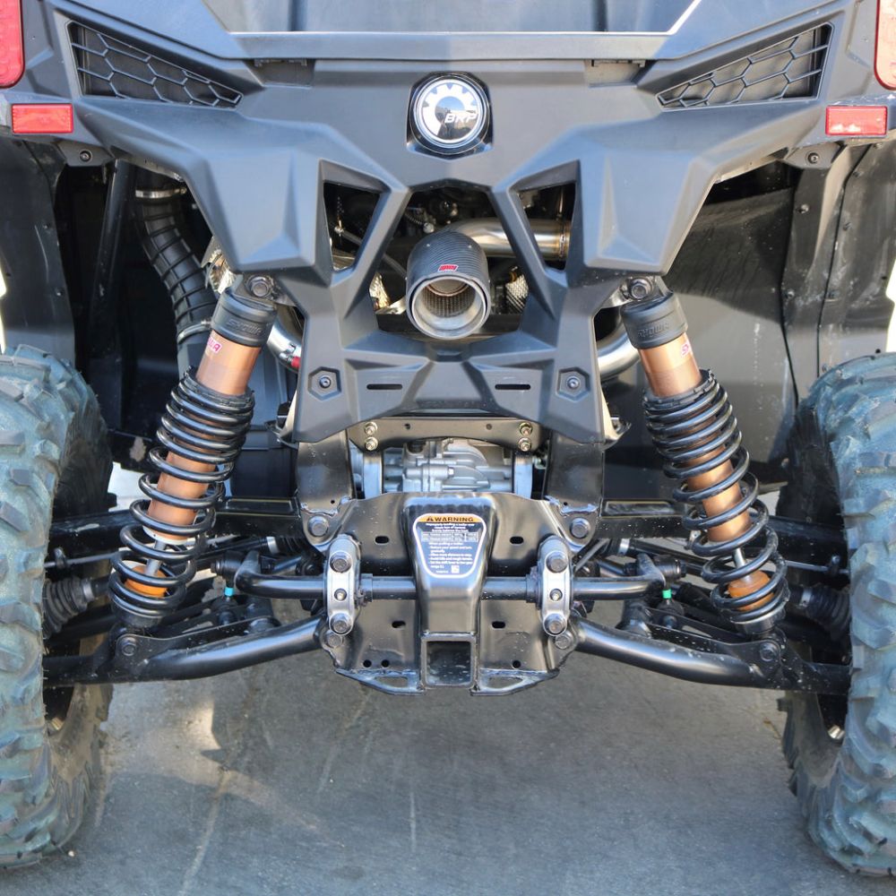 Big Gun Explorer Slip-On Exhaust Stainless Steel With Carbon Fiber Tip 15-6962