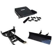 Denali Black UTV Snow Plow Kit For Yamaha Viking 700 2014-2020