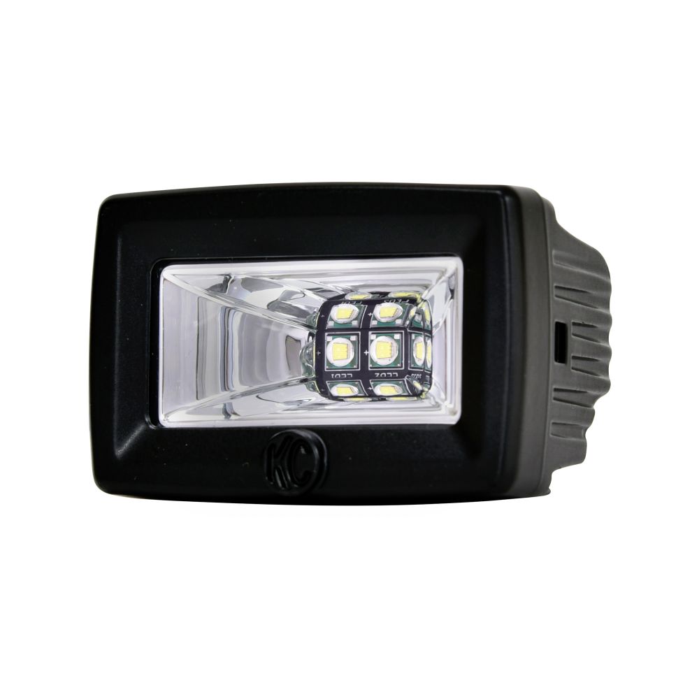 KC HiLiTES 2" C-Series C2 LED - Single Light - Backup - 20W Flood Beam 1519