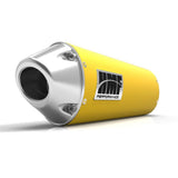 HMF Muffler Can-Am Spyder RS 08-12 Can-Am Yellow Performance Slip On Exhaust Euro End Cap
