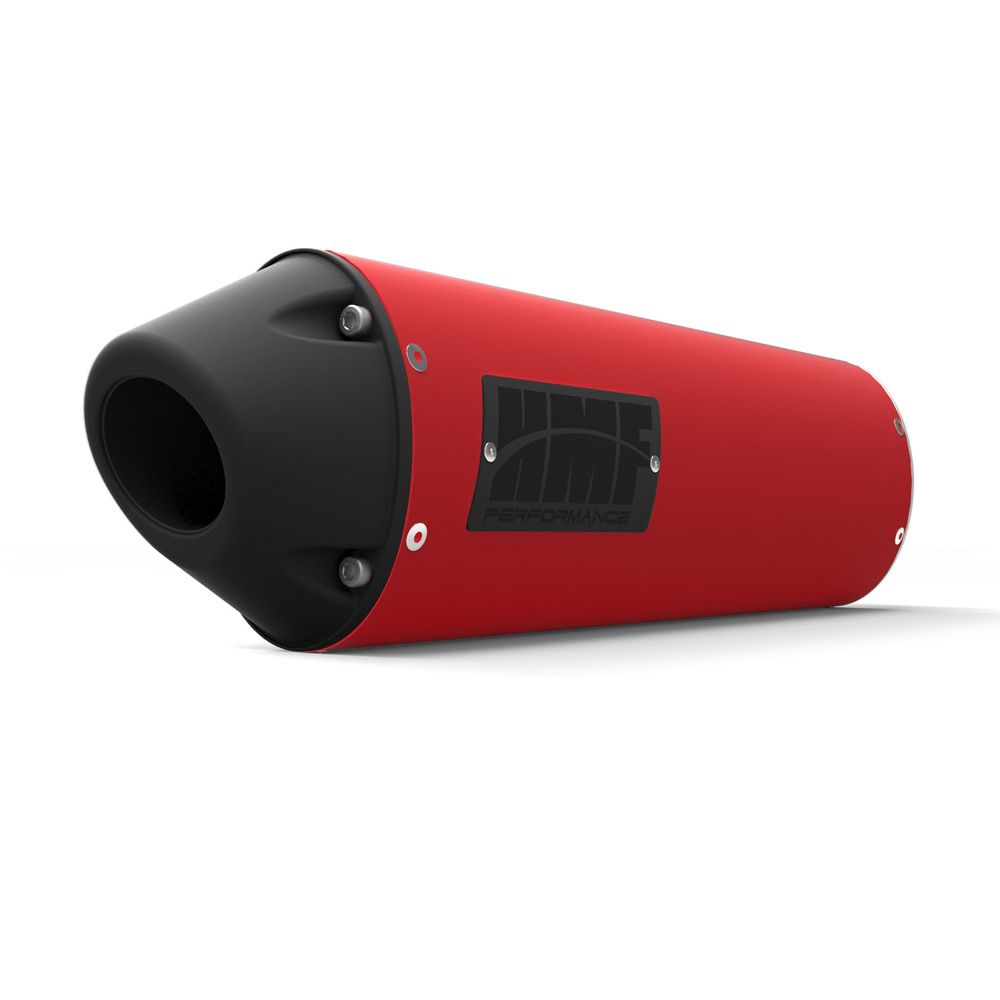 HMF Muffler Can-Am Spyder RS 13-14 Red Performance Slip On Exhaust Blackout Euro End Cap