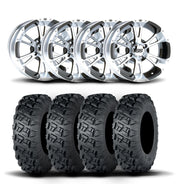 ITP SS212 15" Matte Black Wheels And Versa Cross XTR Tires [33x10-15]