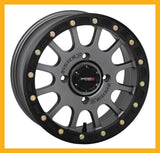 System 3 SB-5 Beadlock 15x7 ATV/UTV Wheel - Gunmetal (4/156) 5+2 [15S3-5656]